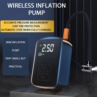 Wireless Car Mounted Digital Display Inflation Pump Small Portable Automatic Air Pump Electric Cars 