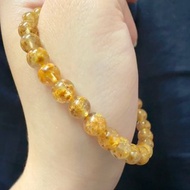 心忱-有錢花 菊花鈦晶 黃絨花 炸花