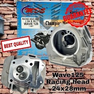 Honda Wave125 MDS Racing Head Assy 24/28 Racing Cylinder Head W125 24/28mm 24mm/28mm Wave 125 W 125