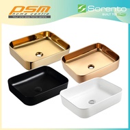 Sorento Ceramic Material Counter Top Design Bathroom Art Basin SRTWB1411 / SRTWB1411-BL / SRTWB1411-