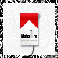 Motorcycle OBU Sticker Waterproof – Mahalbro Design IU / ERP Decal Wrap Easy Install