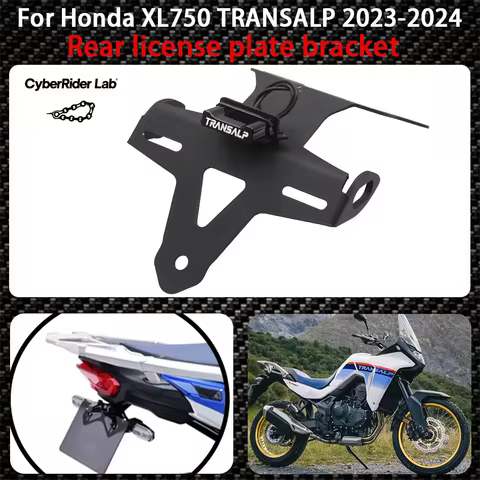 Transalp XL750 Motorcycle rear plate bracket Led light tail neat fender eliminator For Honda XL 750 
