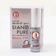 SIANG PURE OIL FORMULA II BALL TIP เซียงเพียวอิ๊ว สูตร 2 ชนิดลูกกลิ้ง บรรจุ 3 ซีซี x 6 ชิ้น