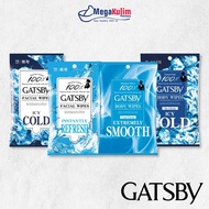 Gatsby Facial Wipes 15's / Body Wipes 10's