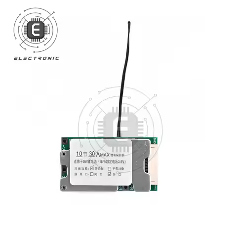 BMS 10S 36V 30A Lithium Battery Protection Board PCB Li-ion BMS Battery Balancer PCM Suit For Bicycl