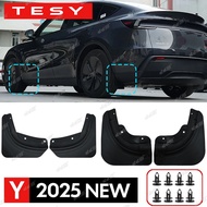 [READY STOCK] 1 Set 4pcs Tesla Model Y 2025 Mud Flap Mud Guard Splash Guard New Model Y Juniper 2025