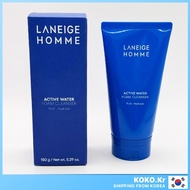 Laneige Homme Active Water Foam Cleanser men's Facial cleanser 150ml with FREEBIES