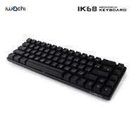 คีย์บอร์ดเกมมิ่ง IWACHI IK-1 Mechanical Keyboard Hotswap IK-68 (Blue switch) พร้อมไฟ RGB คีย์บอร์ด I