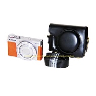 Pu Leather Camera Case Bag Pouch For Canon G9X Mark ii G9Xii G9X2 With Shoulder Strap