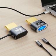 Wireless 4K HDMI Dummy Plug Adapter - High-Res Emulator for Virtual Screens  Penyesuai Dummy Plug Ta