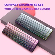 Wired Dual Color Key Gradient Color No Conflict RGB68Wholesale keyboard backlight in-stock keycaps25
