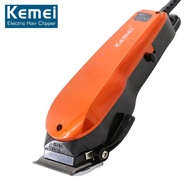 Kemei ปัตตาเลี่ยนแบบมีสาย สำหรับช่างตัดผมมืออาชีพ หัวตัดสเตนเลส KM-9012