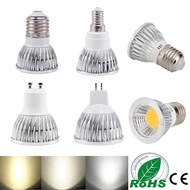 HOME WI 85-265V Ultra Bright LED Bulbs MR16/GU10/E27/E14 6W/9W/12W MR16 DC 12V COB Spot Lights Decor Warm/Neutral/Cool White