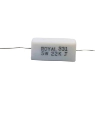 1ชิ้น  R กระเบื้อง 5W 18K 22k  100 1k  10k  330 ตัวต้านทาน 5วัตต์  ceramic resistor
