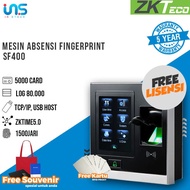 MESIN Zkteco SF400 Fingerprint And Face Attendance Machine Can Access Door Control