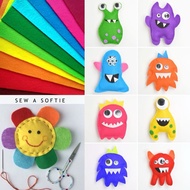 Hard Felt Cloth Stiff Felt for Crafts (Per Cut)