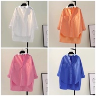 KEMEJA JJLIN WOMAN SHIRT - OVERSIZED WOMEN'S SHIRT 9062