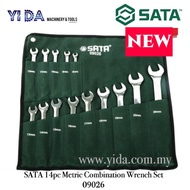 SATA 09026 14pcs metric combination wrench SET /Spanner set