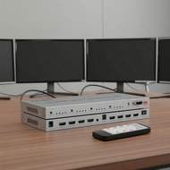 HDMI 4x4 Matrix Audio Extractor Switch, 4K 60Hz/30Hz, for PC & Laptop