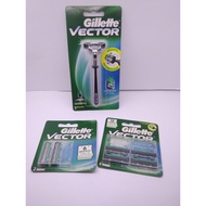 Gillette Vector 1Refillable - Gillette Vector 6WeeksMinggu tuan - Gillette Vector 12WeeksMinggu tuan