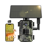 SEHMUA Cellular Trail Camera Built-in 4G LTE SIM Card with 32GB, Live Streaming Cellular Game Camera