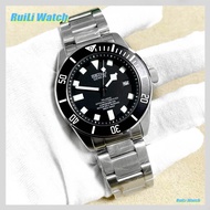 42.5MM Mechanical Watch Stainless Steel Watch Green Luminous Watch with NH35 Movement with S logo wa