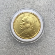 หน่วยเก็บเหรียญทองคำว่าเหรียญเงินดอลลาร์แท้3ปีจากจีนเหรียญทองคำว่า Republic Of China Gold Coins