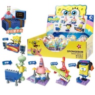 BKM074 Nickelodeon SpongeBob Egg Toy Building Block Easter Egg Toy Surprise Egg toy Educational