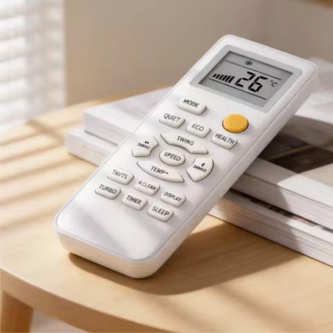 High-Quality Remote Control Compatible with FUJIAIRE Air Conditioner Models FJW18C MH1-IU - Replacem