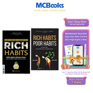 Sách - Combo Rich Habits Thói quen người thành và Rich Habits - Poor Habits Sự khác biệt giữa người