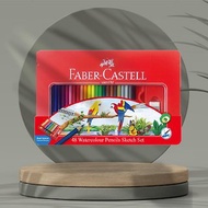Faber-Castell 紅色系 水性色鉛筆48色/鐵盒(原廠正貨)