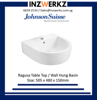 Johnson Suisse Ragusa 505 wall Hung / Countertop Basin
