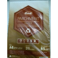 Vision Parchment Paper A4 210mmx297mm 85gsm 20sheets