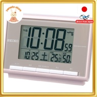 Seiko Clock SQ698P SEIKO is a Seiko digital alarm clock with radio wave function, digital calendar, 