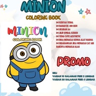 MINION Coloring Book Buku Mewarnai Anak Remaja Dewasa Aesthetic Kertas Tebal Buku Menggambar Murah