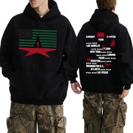 Beyonce Cowboy Carter Tour Graphic Hoodie Double Sided Print Long Sleeve