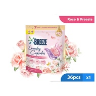 Breeze Fragrance Beads Capsule Detergent Rose [36's]