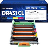 DR431CL Drum Unit Printer High Yield Replacement for Brother DR-431CL Imaging Drum Compatible with M