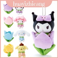 Kuromi My Melody Plush Toy Tulips Cinnamonroll Keychain Gift