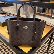 กระเป๋า COACH MOLLIE TOTE 25 IN SIGNATURE CANVAS (COACH C4250) สีน้ำตาลเข้มลาย C