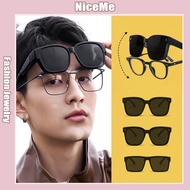 2024 New UV Protection Sunglasses Myopia Sunglasses Clip-On One Lens For Two Purposes Unisex Spek Ma