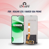 IStore - Realme C35 Lcd - Realme Narzo 50A Complete Fullset Touchscreen Original HFIX