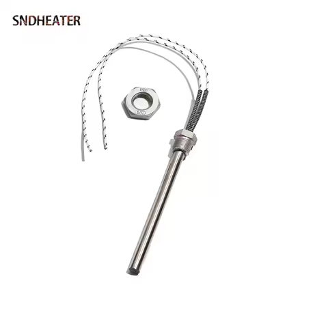 SNDHEATER 220V G1/2 NPT Thread Electric Cartridge Heater DN15 15.8x100-300mm Factory Tubular High Po