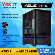 ASUS Prime AP202 ARGB Casing ( BLACK / WHITE )