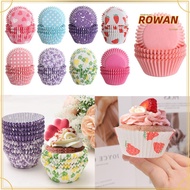 ROWANSG 100PCS Baking Cups Kitchen Accessories Party Supplies Bakery Muffin Boxes