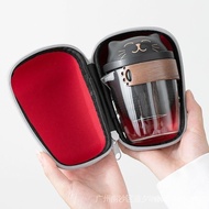 Portable travel tea set mini set simple gongfu teapot teacup outdoor carry quick cup one pot filters