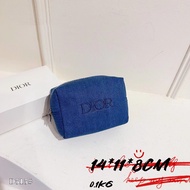 Dior_Portable Denim Makeup Bags Mini Lipstick Pouch Cosmetic Bags Women Zipper Multifunctional Simple Handbags