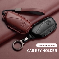 BMW cattlehide 2023 New Car Key Cover case IX X1 IX4 IX3 XM X1 I7 X7 7 Series Sarung Kunci Kereta BM