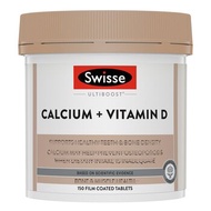 Swisse Ultiboost Calcium + Vitamin D 150 Tablets [Parallel Import] 150 Tablets