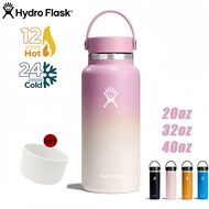 Hydro Flask 20oz/32oz/40oz Wide Mouth Water Bottle with Flex Cap Stainless Steel Thermos Tumbler